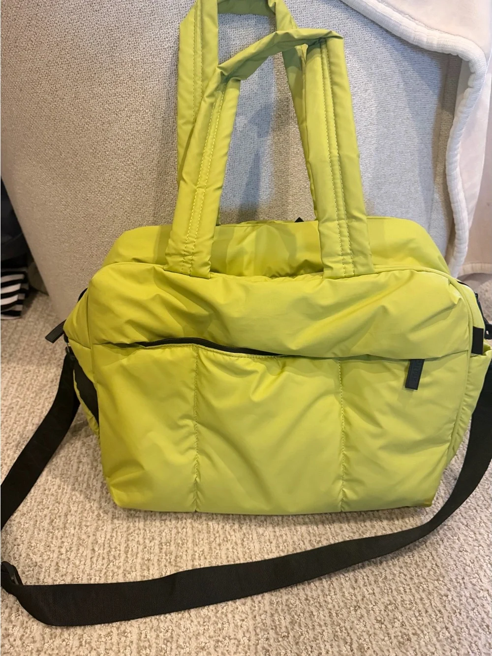 Calpak Luka Duffle in Celery - Picture 1 of 6